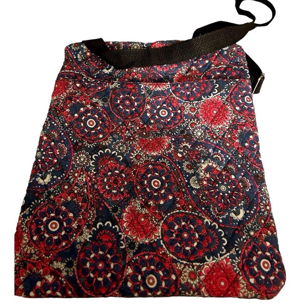 New Red, White & Blue crossbody bag with matching compact mirror. Never used. - Picture 4 of 4